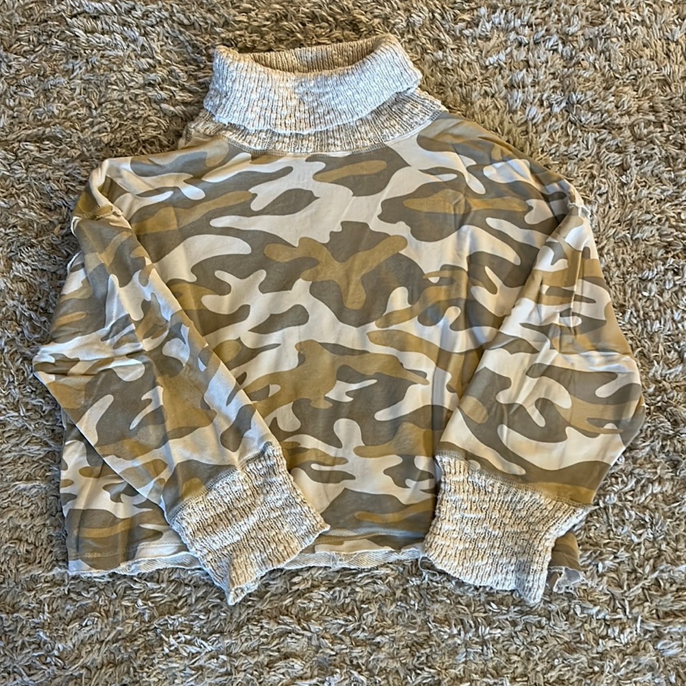 Camo sweater